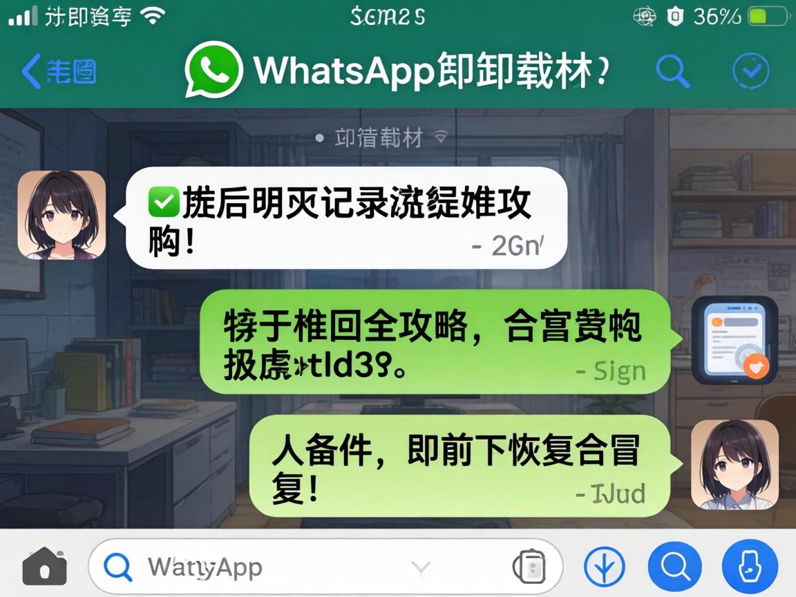 WhatsApp卸载后聊天记录找回全攻略，从备份到恢复