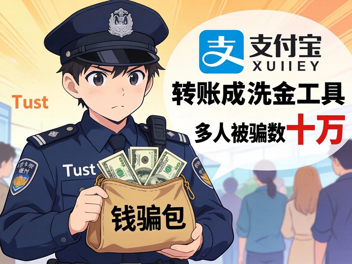 警惕Trust钱包新骗局，支付宝转账成洗钱工具，多人被骗数十万